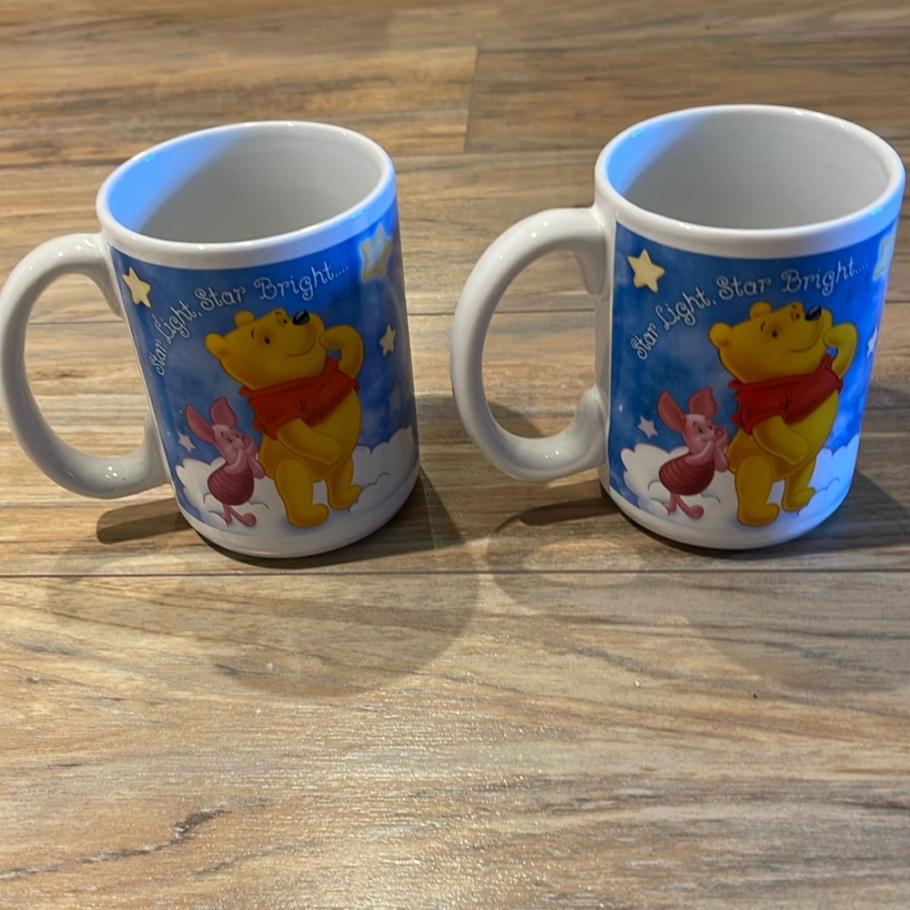 Disney coffee mugs. Set of two.